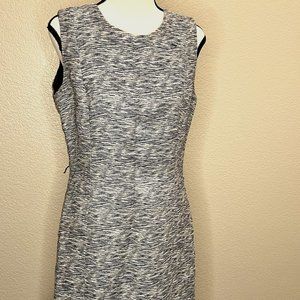 Calvin Klein Tweed Sleeveless Sheath Dress Size 8